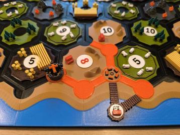 Catan 3D voor 6 personen met opbergsysteem, Cinq joueurs ou plus, Enlèvement, Neuf