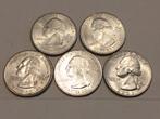 USA 5 x Quarter dollar lot 4, Ophalen of Verzenden