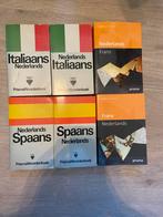 Pocket woordenboeken: Italiaans, Spaans, Frans, Boeken, Ophalen, Zo goed als nieuw, Nederlands