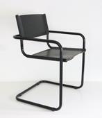 Vintage Bauhaus sledestoel in tuigleer 1970 - Cesca stijl, Antiek en Kunst, Ophalen