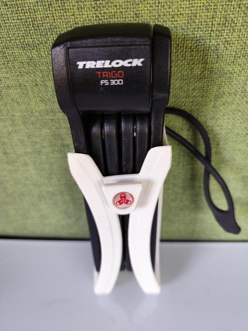 Nieuw Trigo FS300/85 Trelock opvouwbaar messlot, Fietsen en Brommers, Fietsaccessoires | Fietssloten, Zo goed als nieuw, Vouwslot