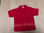 Rood hemdje schildpad maat 68, Kinderen en Baby's, Babykleding | Maat 68, Gebruikt, Babyclub, Ophalen of Verzenden, Jongetje