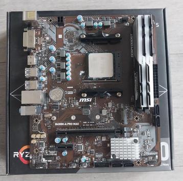 AMD RYZEN 9 3900X + Carte Mere B450M et RAM 3600MHZ Neuf
