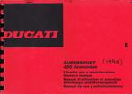 Ducati Supersport 400 Owners-Manual, Motoren, Ophalen of Verzenden, Ducati