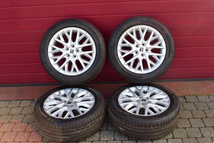 NIEUWE SET ALU VELGEN SEAT IBIZA/VOLKSWAGEN POLO/SKODA FABIA, Auto-onderdelen, Banden en Velgen, Velg(en), Zomerbanden, 16 inch
