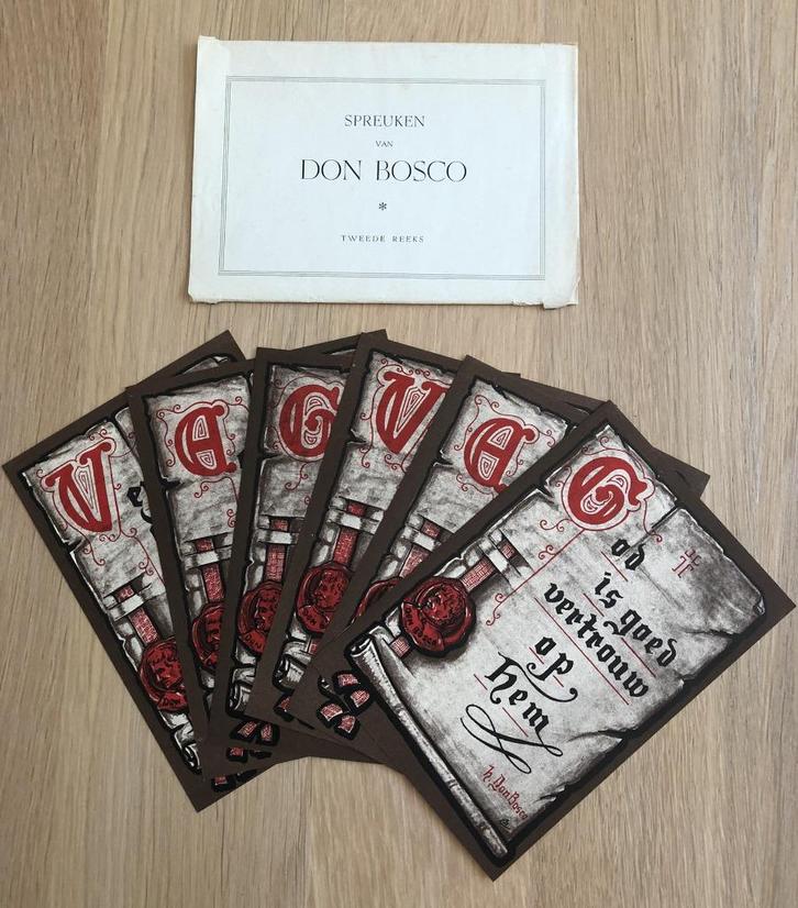 Spreuken van Don Bosco – Tweede Reeks, Verzamelen, Religie, Zo goed als nieuw, Christendom | Katholiek, Kaart of Prent, Ophalen of Verzenden
