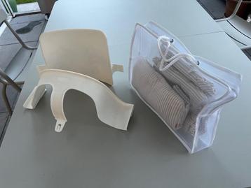 Stokke Tripp Trapp baby set and kussenset, Ceinture(s), Comme neuf, Enlèvement, Chaise de table