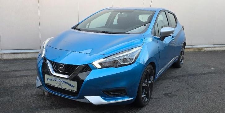 Nissan Micra IG-t Tekna Bose Personel Model 2018, Auto's, Nissan, Bedrijf, Te koop, Micra, ABS, Achteruitrijcamera, Airbags, Airconditioning