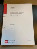 Algemene Fysica cursus UA, BMW en Farmacie, Ophalen of Verzenden, Zo goed als nieuw, Hoger Onderwijs