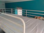 Hoog bed met bureau, Huis en Inrichting, Slaapkamer | Bedden, Ophalen, Gebruikt