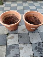 Bloempotten terracotta, Tuin en Terras, Ophalen, Zo goed als nieuw, Terracotta