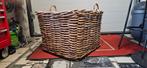 Rieten houtmand, Ophalen, Zo goed als nieuw