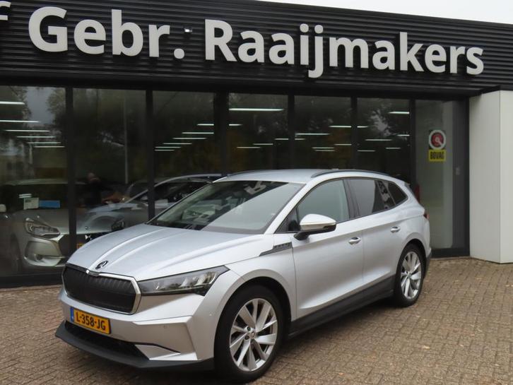 Skoda Enyaq iV 60 *Navi*LED*AHK* (bj 2021, automaat), Auto's, Skoda, Bedrijf, Te koop, Enyaq, ABS, Achteruitrijcamera, Airbags