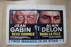 filmaffiche Alain Delon 2 hommes dans la ville filmposter, Verzamelen, Posters, Rechthoekig Liggend, Ophalen of Verzenden, A1 t/m A3