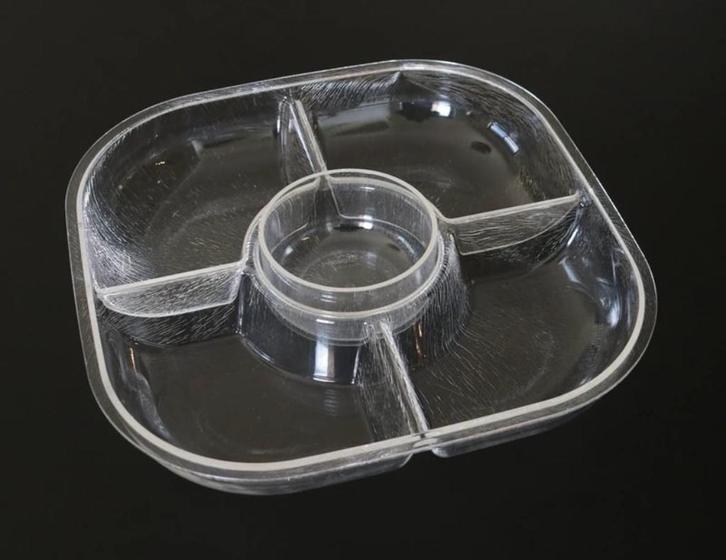 IGuzzini serveer schaal / Vintage Guzzini snackschaal, Huis en Inrichting, Woonaccessoires | Schalen en Manden, Zo goed als nieuw