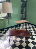 Set van 3 stuks : roltafel, lamp en salontafel., Huis en Inrichting, Ophalen, Gebruikt