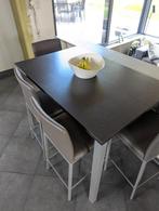 Hoge keukentafel met stoelen, Huis en Inrichting, Ophalen, Zo goed als nieuw