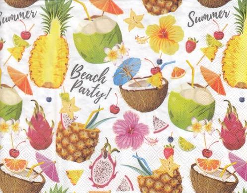 Servetten - cocktail / mocktail, Hobby en Vrije tijd, Knutselen, Nieuw, Materiaal, Ophalen of Verzenden