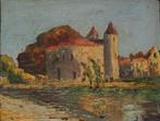 H. De K???: Zuiders kasteelzicht (32 x 28 cm), Enlèvement ou Envoi