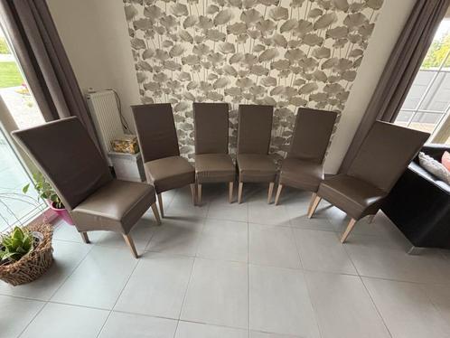 6 in perfecte staat stoelen,hoge leuning, prijs per stuk 50€, Huis en Inrichting, Stoelen, Zo goed als nieuw, Ophalen