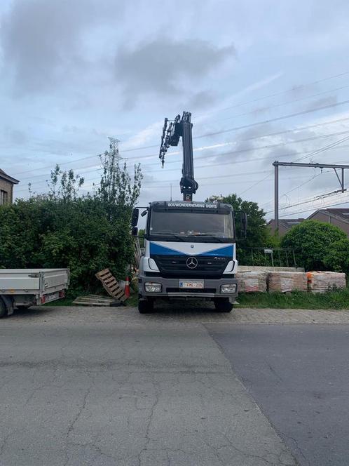 Mercedes Axor met Hiab Kraan, Zakelijke goederen, Machines en Bouw | Transport, Ophalen