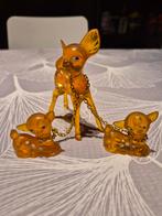 Vintage hertje met baby hertjes, Antiek en Kunst, Ophalen of Verzenden