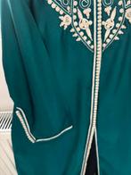 Appelblauw zeegroene/ zwarte takshita, Kleding | Dames, Ophalen, Zo goed als nieuw