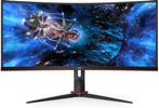 Gaming Monitor AOC (CU34G2XE), Computers en Software, 101 t/m 150 Hz, VA, AOC, Zo goed als nieuw
