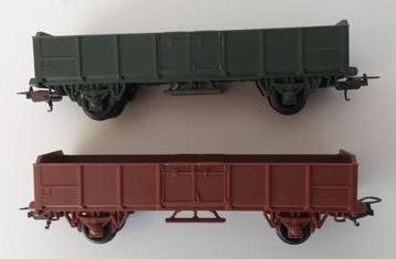 LIMA HO - 2 WAGONS TOMBERAUX, Enlèvement ou Envoi, Utilisé, Locomotive, Lima
