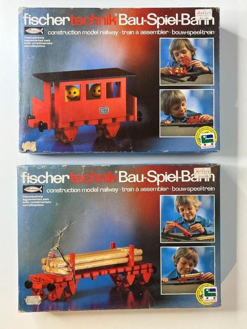 Train à assembler FischerTechnik - 2 boites complémentaires, Hobby & Loisirs créatifs, Trains miniatures | HO, Utilisé, Wagon