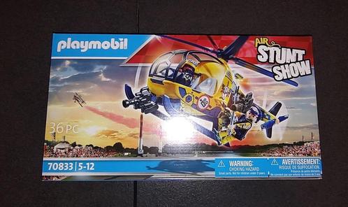 Playmobil Stunt Show Filmploeghelikopter (70833) - nieuw, Kinderen en Baby's, Speelgoed | Playmobil, Nieuw, Complete set, Ophalen of Verzenden