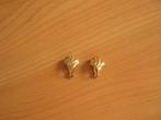 Gratis Goudkleurige schelp oorbellen clips oorclips, Ophalen of Verzenden