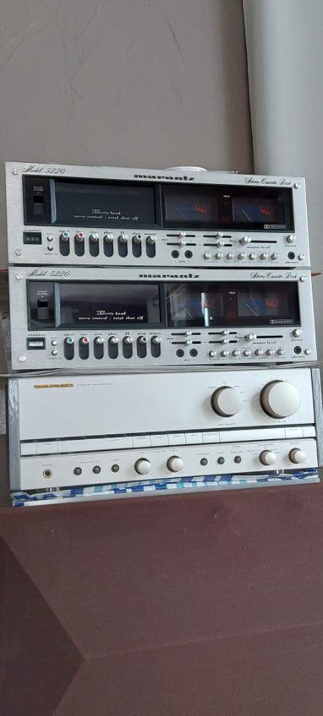 **** PM-80 GOLD + 2MARANTZ 5220****, Audio, Tv en Foto, Versterkers en Ontvangers, Zo goed als nieuw, Stereo, 60 tot 120 watt