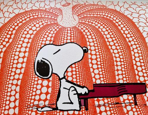 Kusama Yayoi - Snoopy - Death NYC - Pop art - A/P - Lim.Ed., Antiek en Kunst, Kunst | Litho's en Zeefdrukken, Ophalen of Verzenden