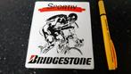 Vintage sticker wielrennen merk Bridgestone, Sport, Ophalen of Verzenden, Zo goed als nieuw