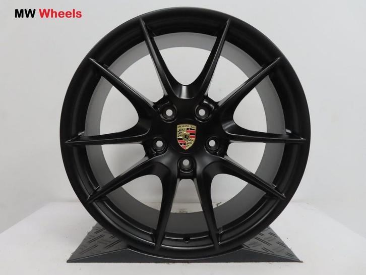 Originele Porsche Boxster Cayman 20 inch velgen satin zwart, Auto-onderdelen, Banden en Velgen, Velg(en), 20 inch, Personenwagen