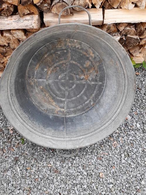 Oude zinken teil/badkuip, Tuin en Terras, Waterpartijen en Fonteinen, Gebruikt, Overige typen, Ophalen