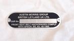Plaque d'identification du châssis Austin Morris, Classic Mi, Autos : Pièces & Accessoires, Petit matériel, Austin, Enlèvement