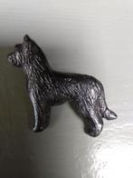 Broche Bouvier, Briard, hond, Overige materialen, 4 tot 7 cm, Gebruikt, Zwart