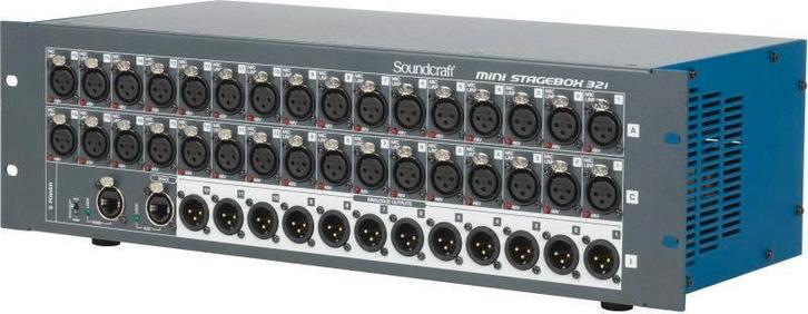 Stage box soundcraft 32i, Musique & Instruments, Tables de mixage, Comme neuf, 20 canaux ou plus, Entrée micro, Enlèvement