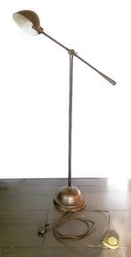 Anieke koperen staanlamp, Huis en Inrichting, Lampen | Vloerlampen, 100 tot 150 cm, Gebruikt, Retro, Metaal