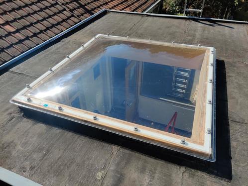 Lichtkoepel 150 x 150, Doe-het-zelf en Bouw, Glas en Ramen, Zo goed als nieuw, Ophalen