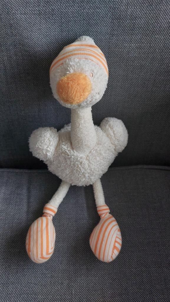 Gevulde ooievaar Prémaman, Kinderen en Baby's, Speelgoed | Knuffels en Pluche, Zo goed als nieuw, Overige typen, Ophalen of Verzenden