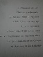 1970 Banque Belgo Congolaise  livre  éléphants, Antiquités & Art, Enlèvement ou Envoi, Verschuren Jacques