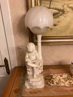 Albasten lamp “lezend kind” naar antonio canova Italië, Ophalen