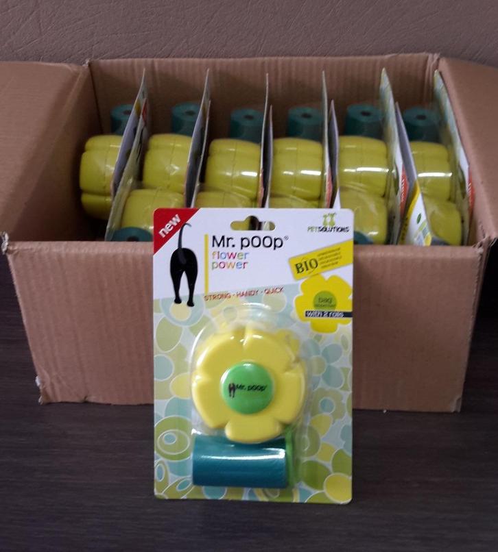 Lot / partij 2 x hondenpoepzakjes + houder ( NIEUW ), Dieren en Toebehoren, Honden-accessoires, Nieuw, Ophalen of Verzenden