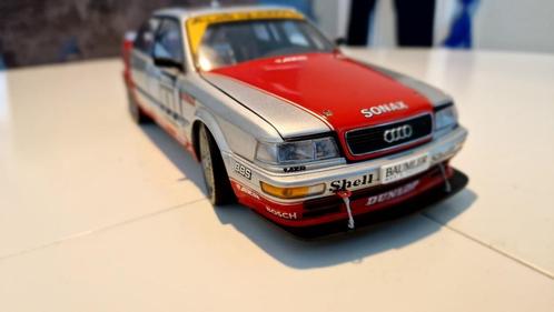Audi Quattro V8 MINICHAMPS team AZR DTM 1992 (DEKRA 1) 1/18, Hobby en Vrije tijd, Modelbouw | Auto's en Voertuigen, Zo goed als nieuw