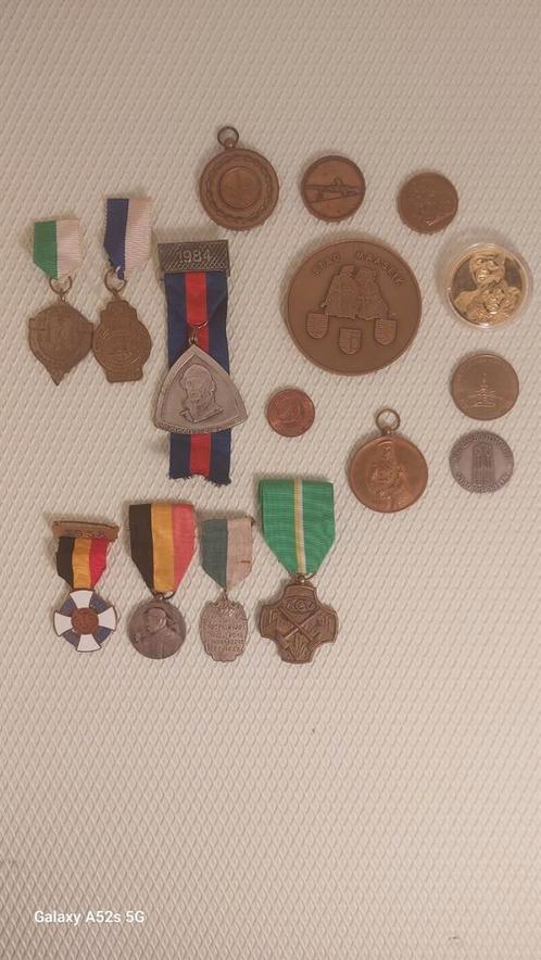 Medailles en penningen., Postzegels en Munten, Penningen en Medailles, Brons, Ophalen of Verzenden