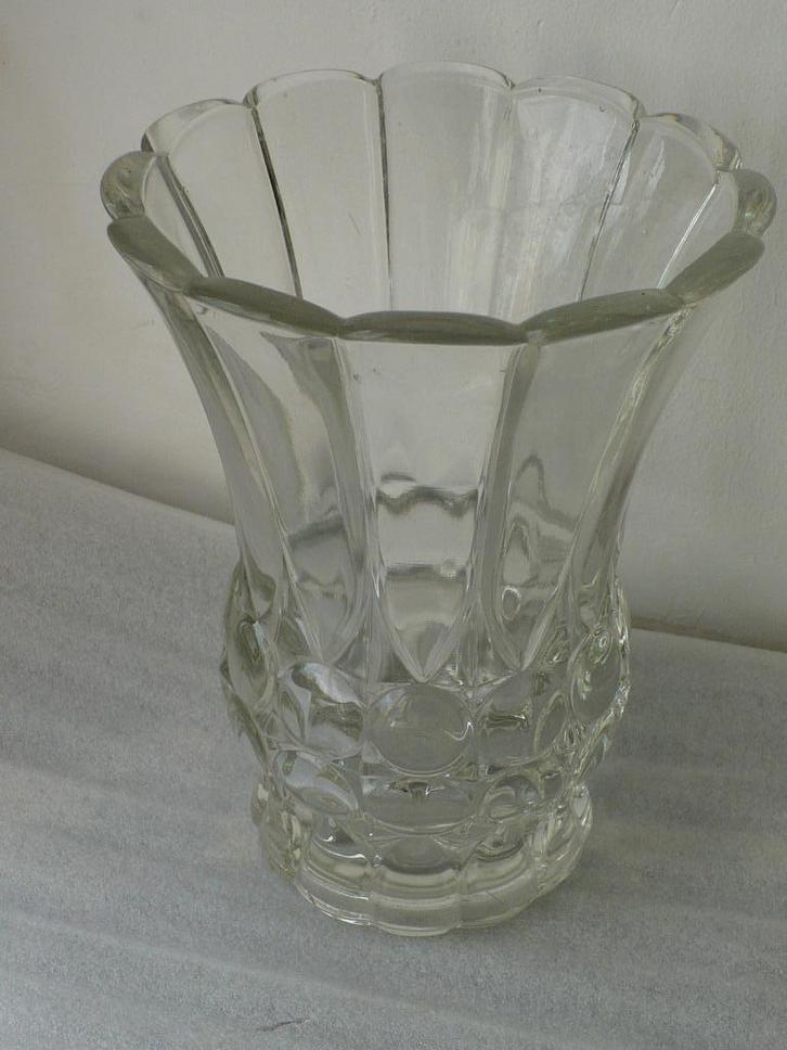 Luxval vaas/Val Saint Lambert/Art Deco, Antiek en Kunst, Antiek | Glaswerk en Kristal, Ophalen of Verzenden