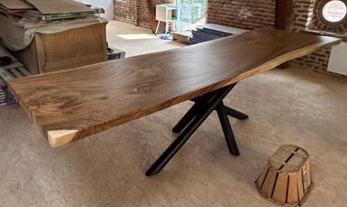 tafels , horeca, bureel, op uw maat boomstamtafels, Huis en Inrichting, Tafels | Sidetables, Zo goed als nieuw, 50 tot 75 cm, 200 cm of meer